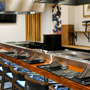 Private teppanyaki dining area for group celebrations at Samurai Teppanyaki House Adelaide