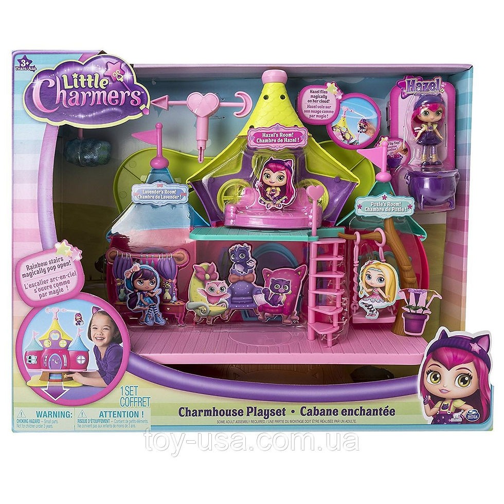 Thumbnail: Дом маленьких волшебниц Литтл Чармерс и фигурка Хэйзл Little Charmers