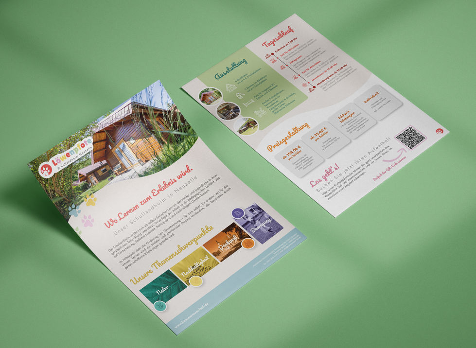 Onepager Schullandheim