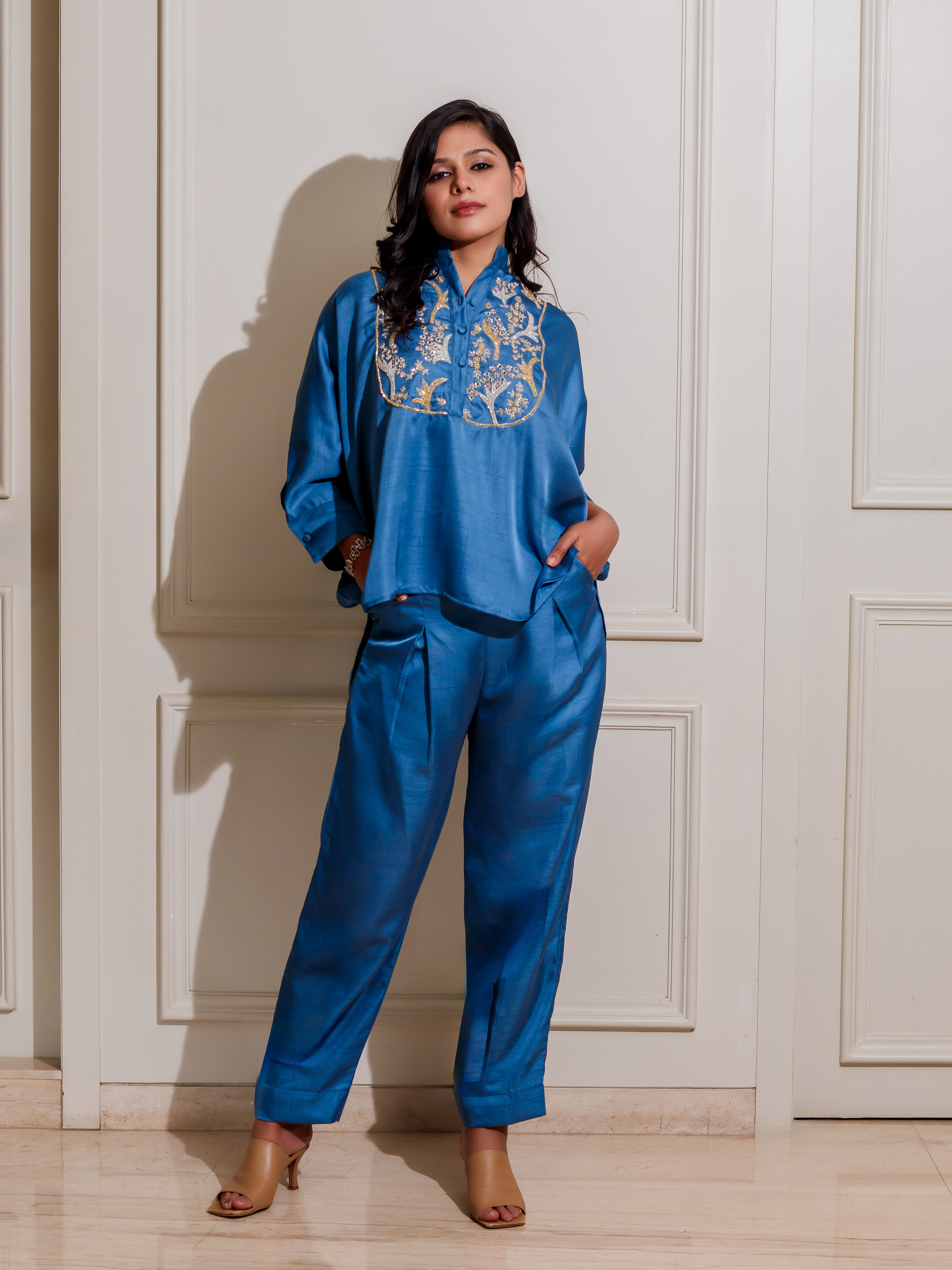 Light Blue  Co-ord Set