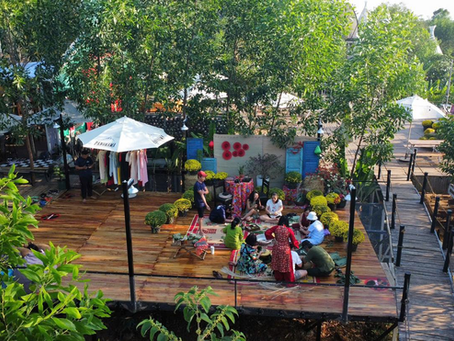 Gói bánh chưng bánh tét tại Panorama Glamping: Hành trình về với "vị nhà"