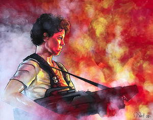 alcohol markers portrait