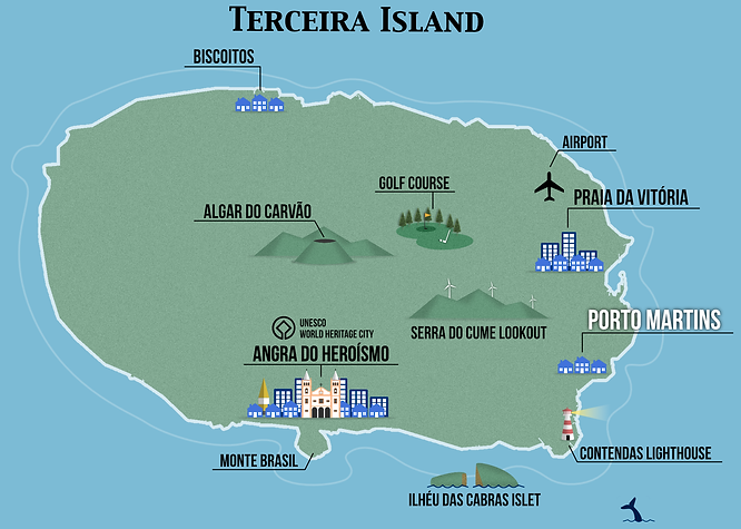 Terceira Touristic Map