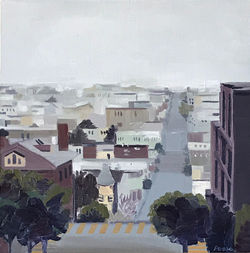 View of the Bay in Fogust