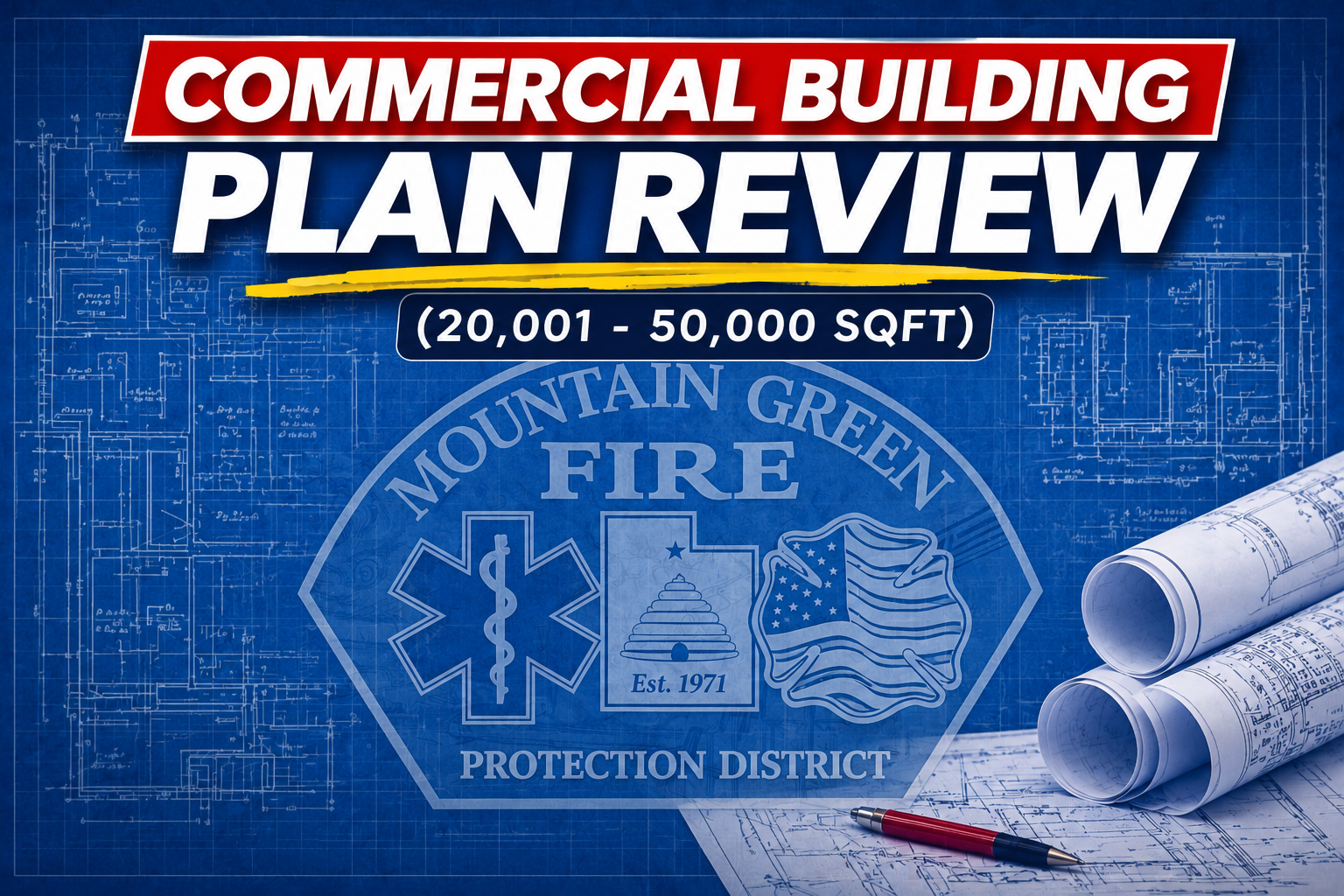 Commercial Building Plan Review (20,001-50,000 Sq Ft)