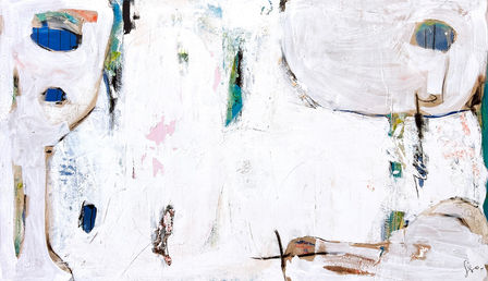 The title, L’air Retenu — “The Held Air” — evokes this suspended quiet. It suggests a breath not yet released, a silence that lingers in sunlit spaces and behind closed shutters. Through subtle restraint and minimal gesture, the work captures something intangible: the atmosphere of a place where time seems to slow down.