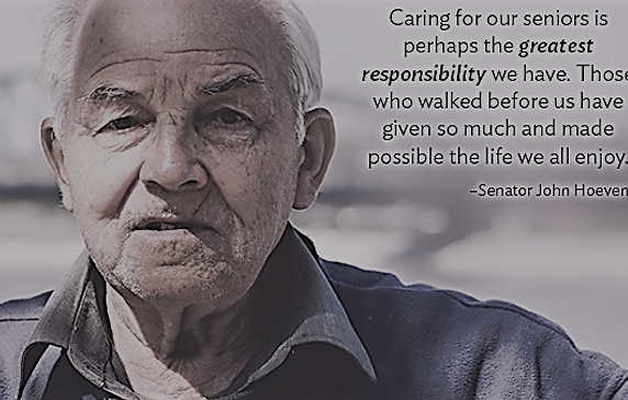 Caring for seniors is perhaps the greatest responsibility we have.