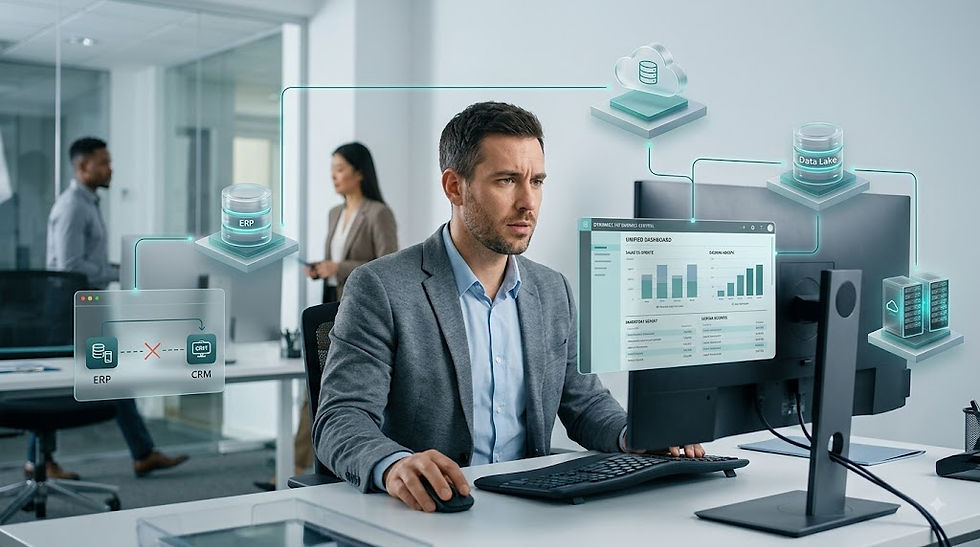 Business Central can support finance, sales, inventory and reporting across a business.