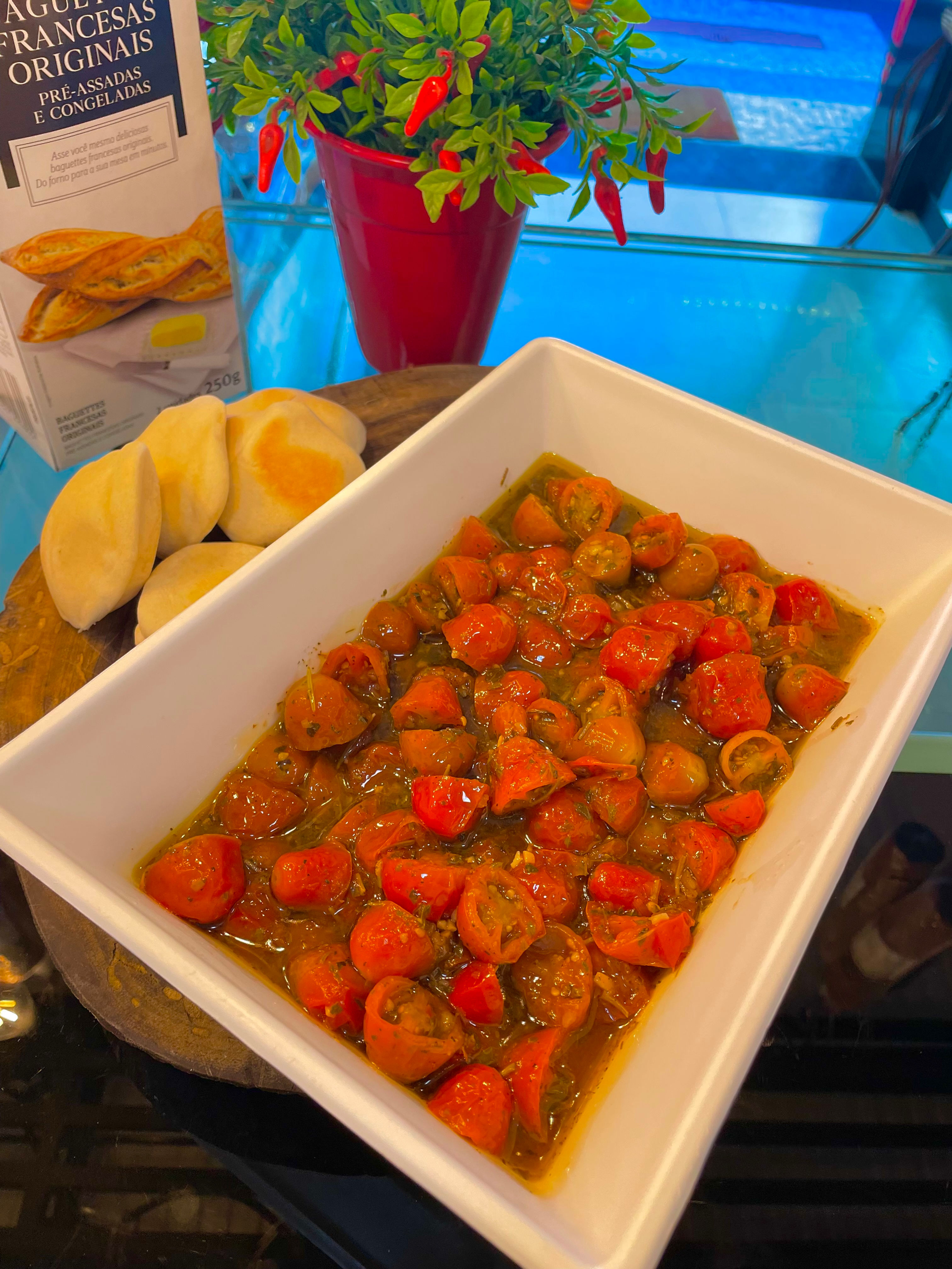 Tomatinhos Confitados
