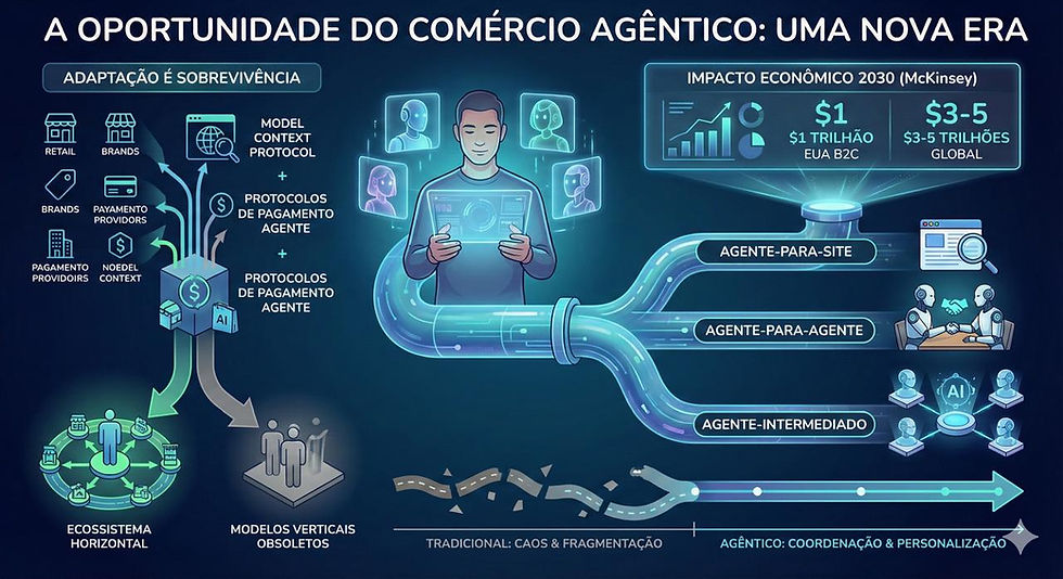 A Oportunidade do Comércio com os agentes de IA : Uma Nova Era para Consumidores e Comerciantes
