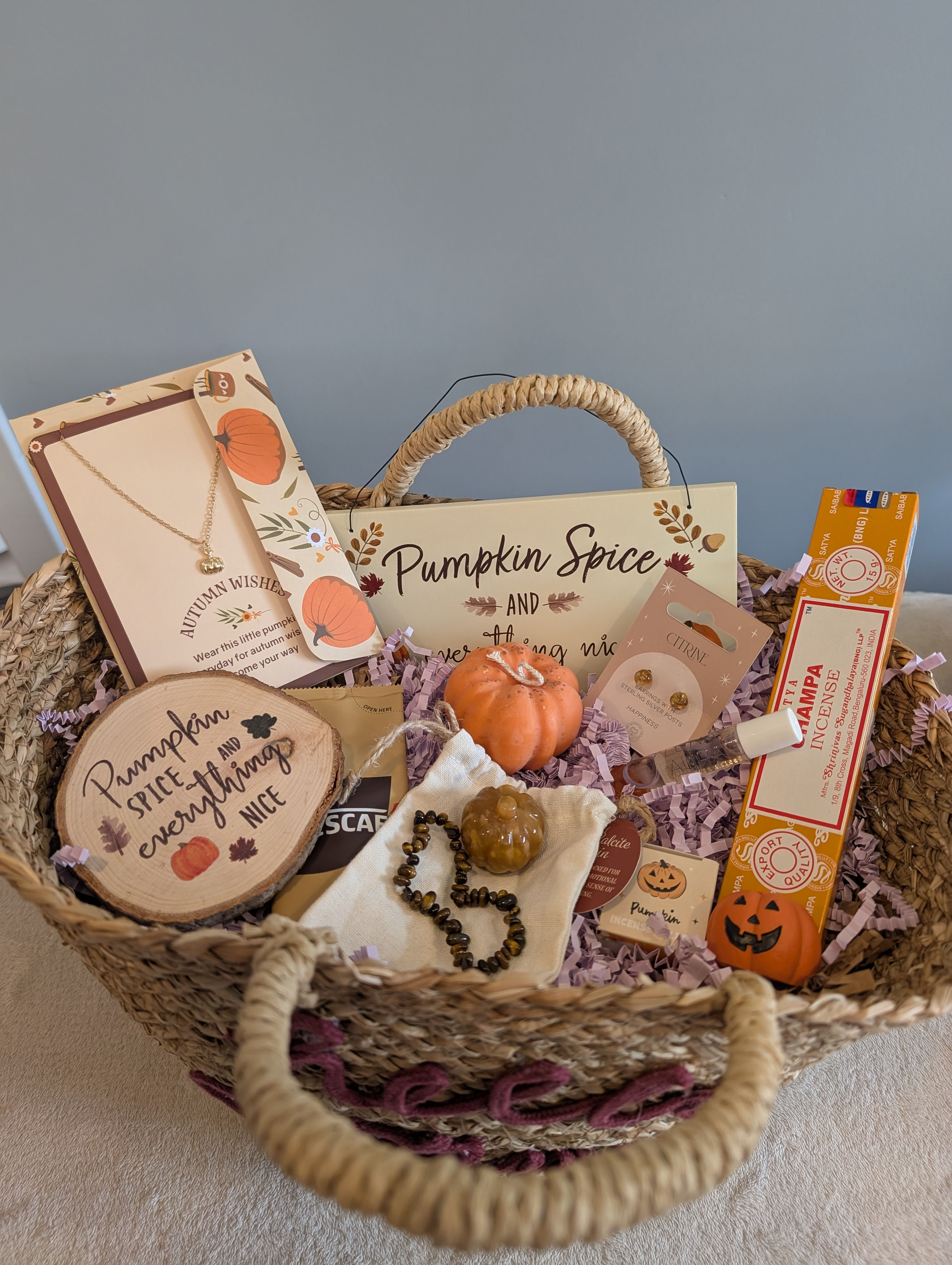Autumn gift set | Boo basket