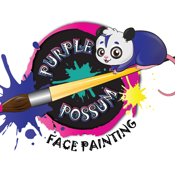 Supporter: Purple Possum Face Painting
