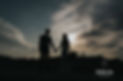 Silhouette of Bride and Groom