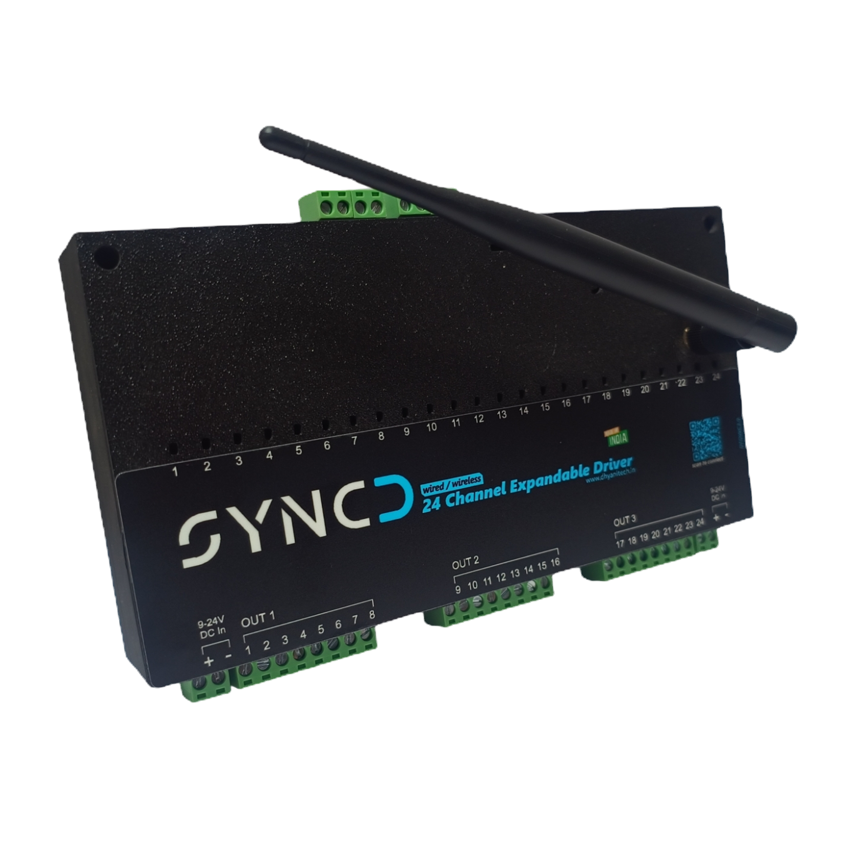 Digital Water Curtain Controller 24 channels, wireless, expandable