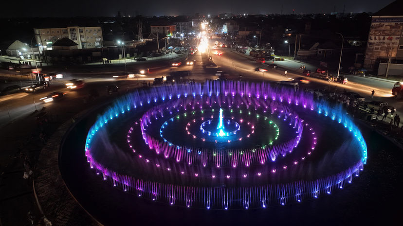 Global musical and dancing fountain projects