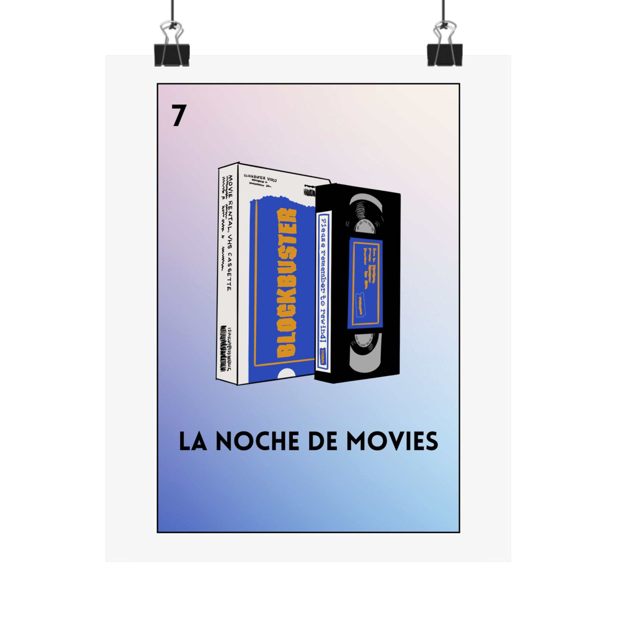 Poster - Modern Loteria Collection - La Noche de Movies