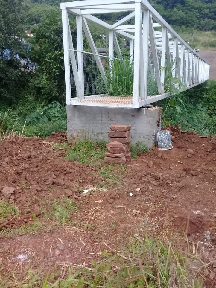 CORONEL FREITAS-MORADORES RELATAM SITUAÇÃO DE PASSARELA