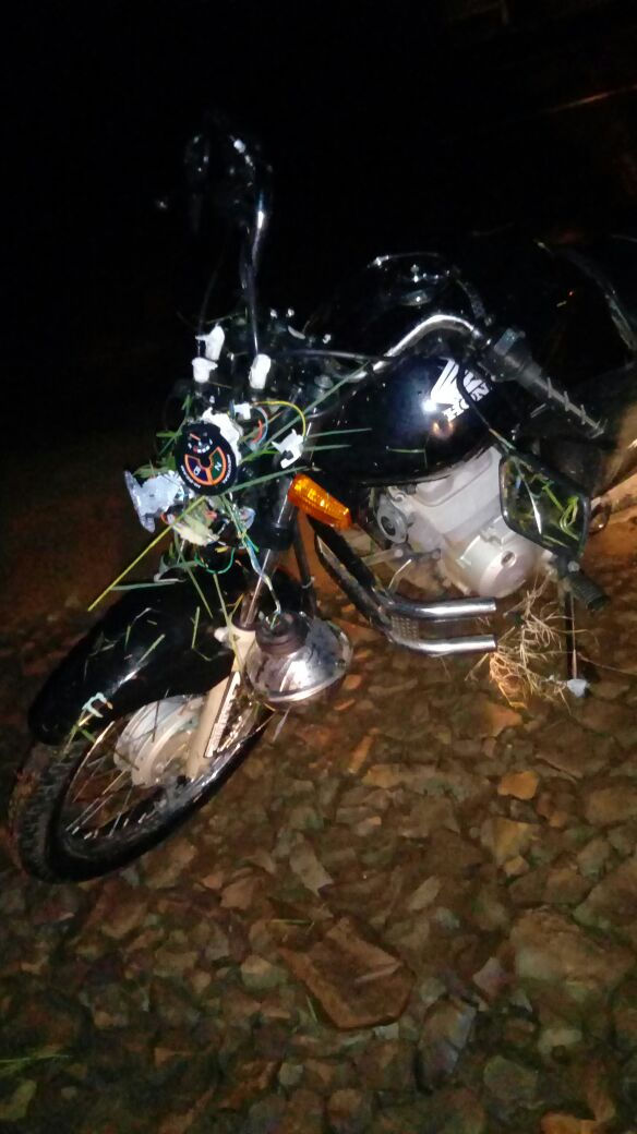 Coronel Freitas-Motoqueiro perde a vida na comunidade Fernando Machado