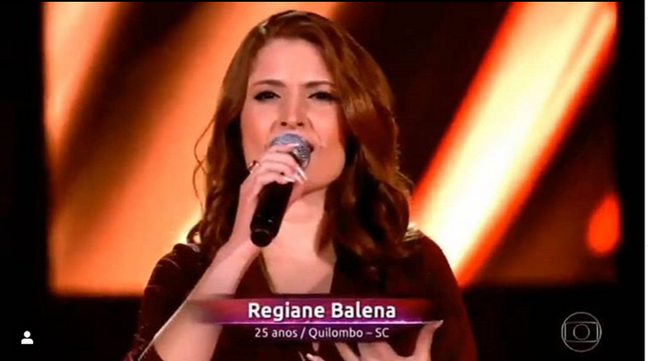 Cantora natural de Quilombo foi eliminada durante “batalhas” no The Voice.