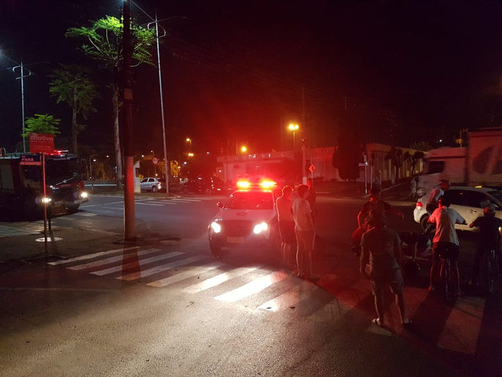 ACIDENTE NO CENTRO DE CORONEL FREITAS DEIXA DUAS PESSOAS FERIDAS