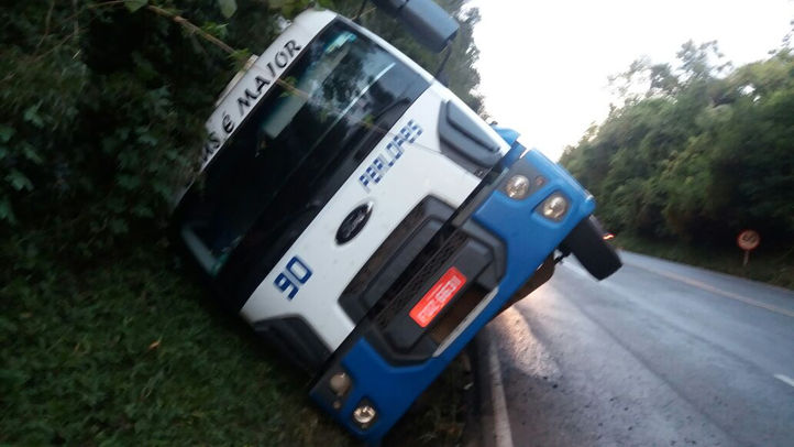 CORDILHEIRA ALTA - Saída de pista de caminhão
