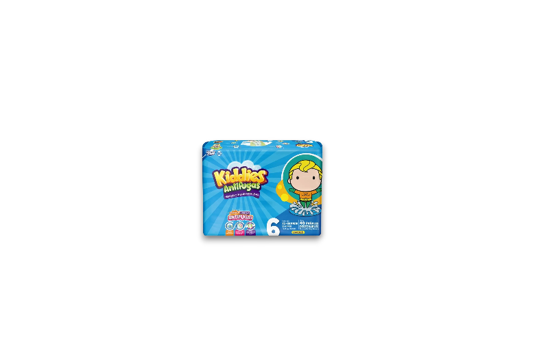 Pañal Kiddies Antifugas Talla 6 XX Grande 40 pañales