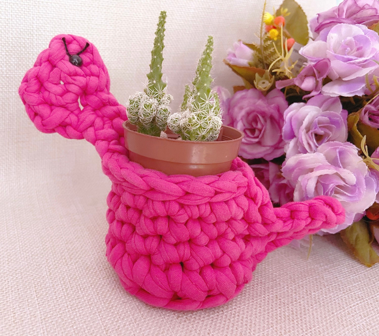 Mini cachepô Dinossauro