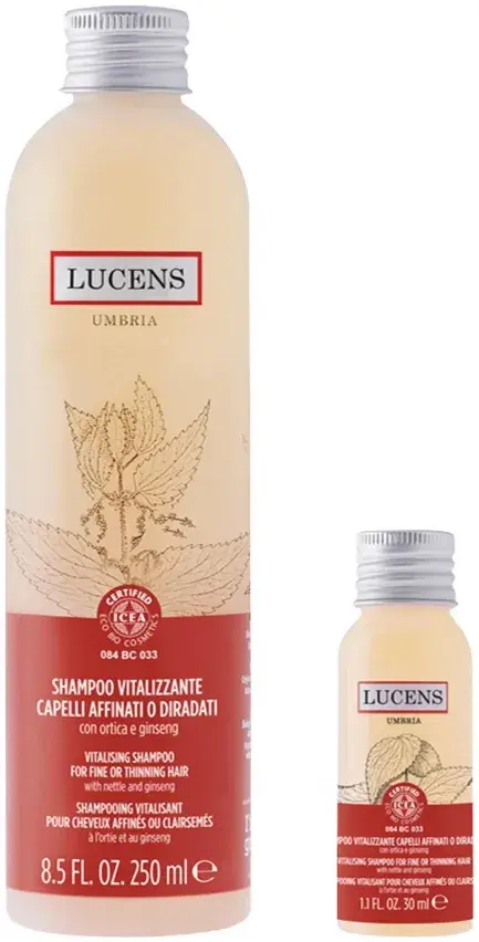 Shampoo vitalizzante con ortica e ginseng