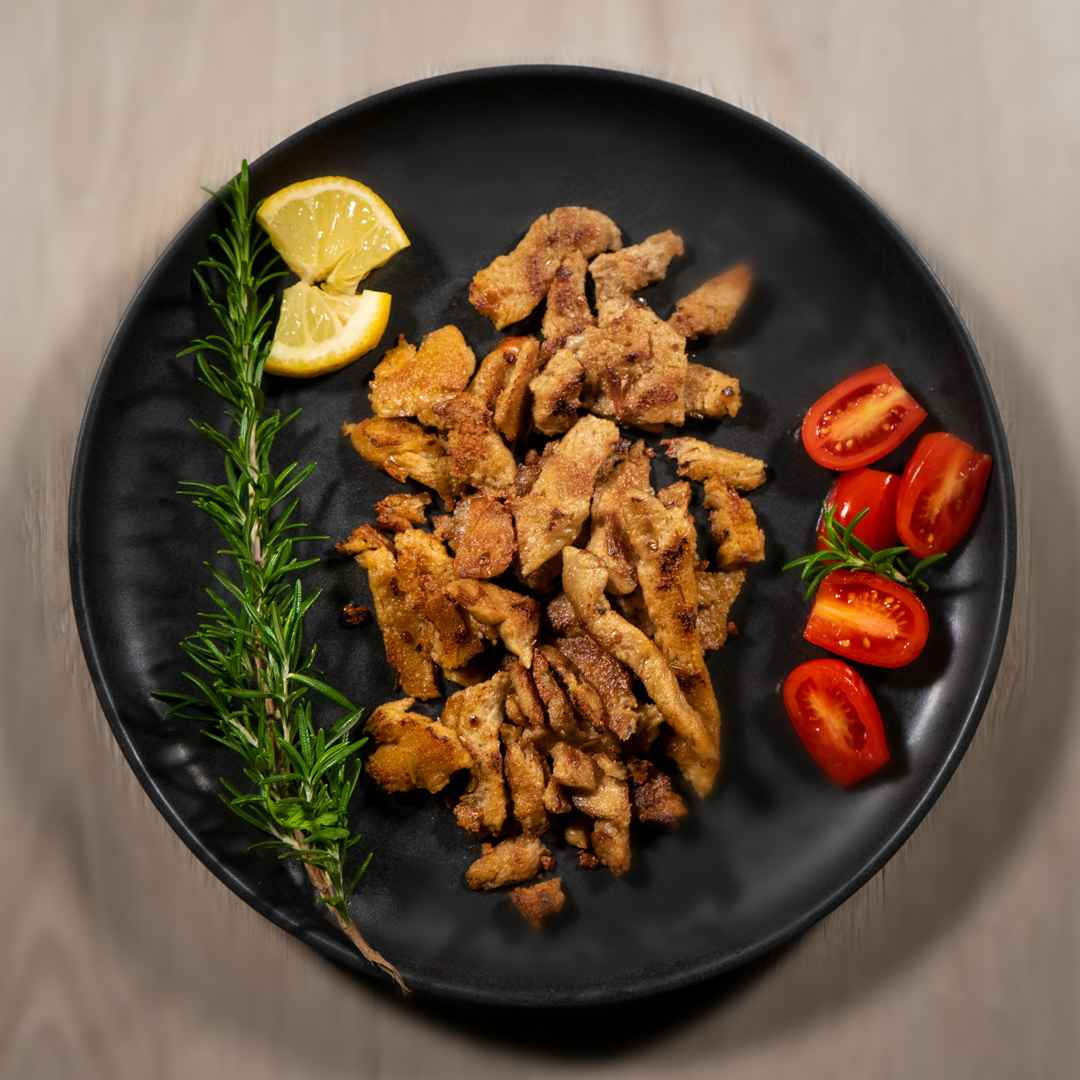 Kebab vegan - preparato Muscolo di Grano