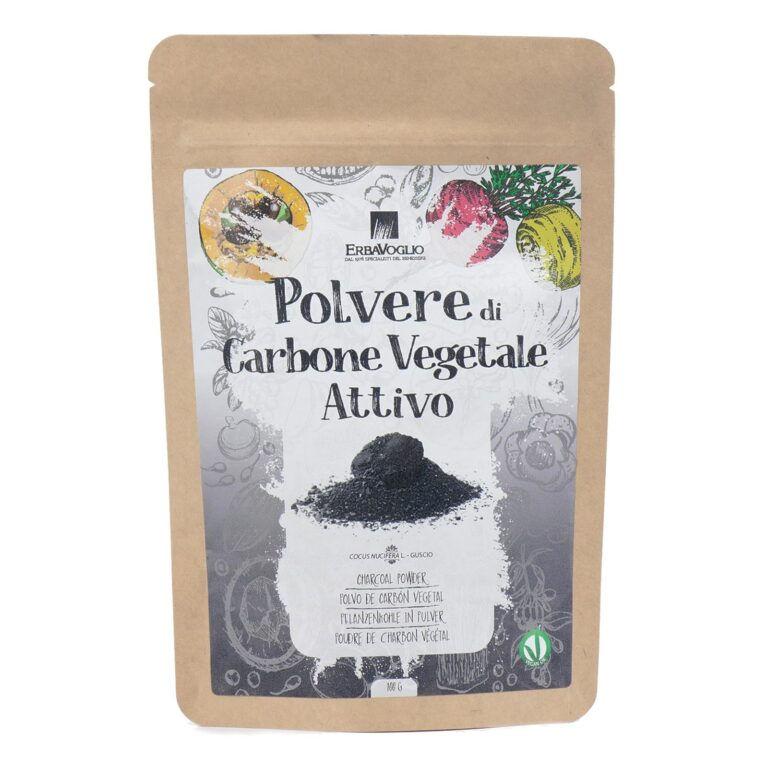 Polvere di carbone vegetale