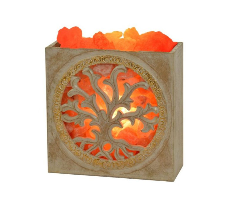 Braciere di sale rosa Albero della Vita