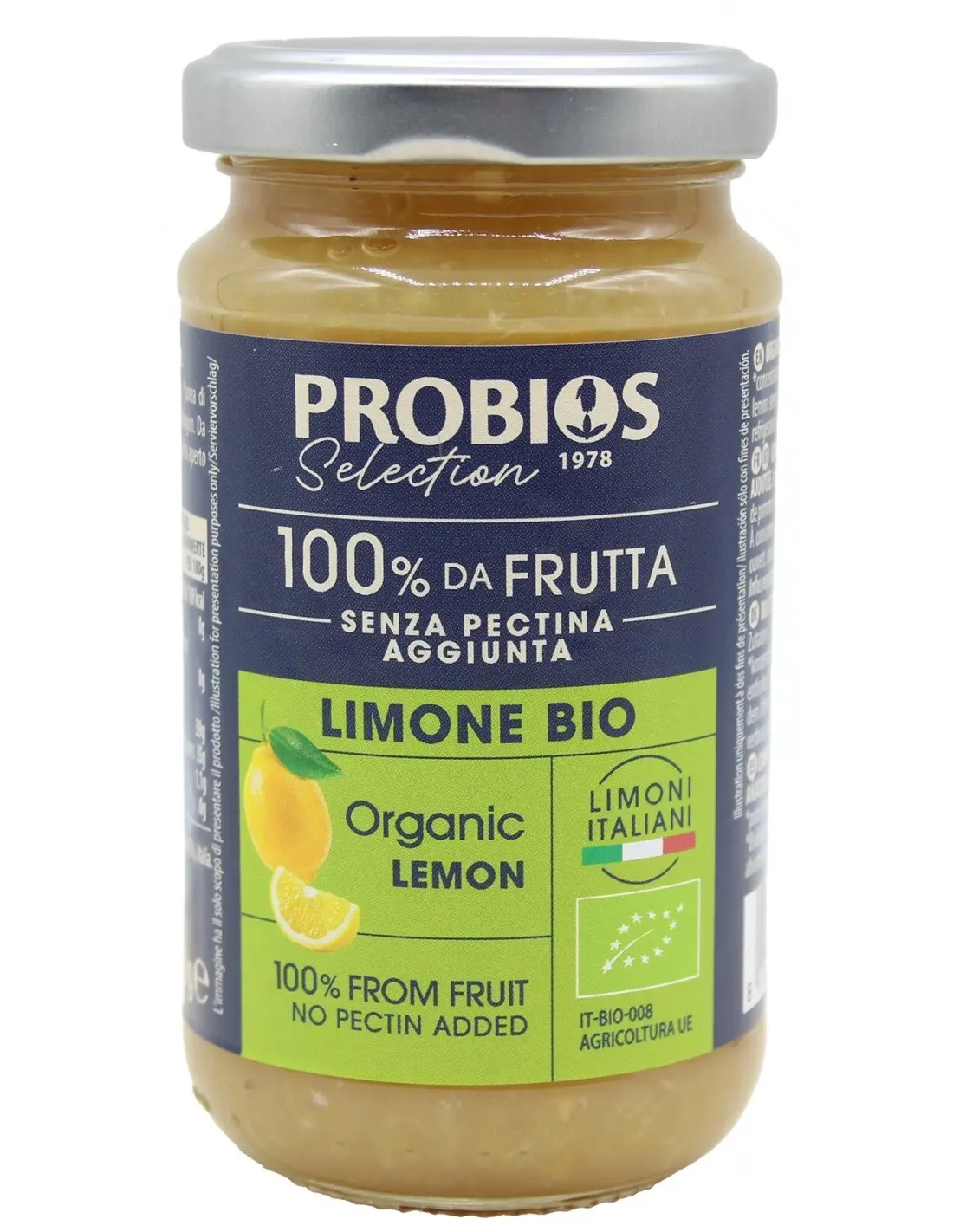 Composta di limoni italiani senza pectina 100% da frutta - Probios