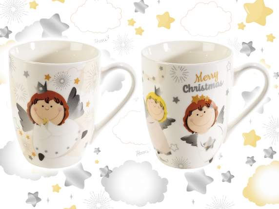 Miniatura: Tazza in porcellana "Jolie" in confezione regalo con fiocco