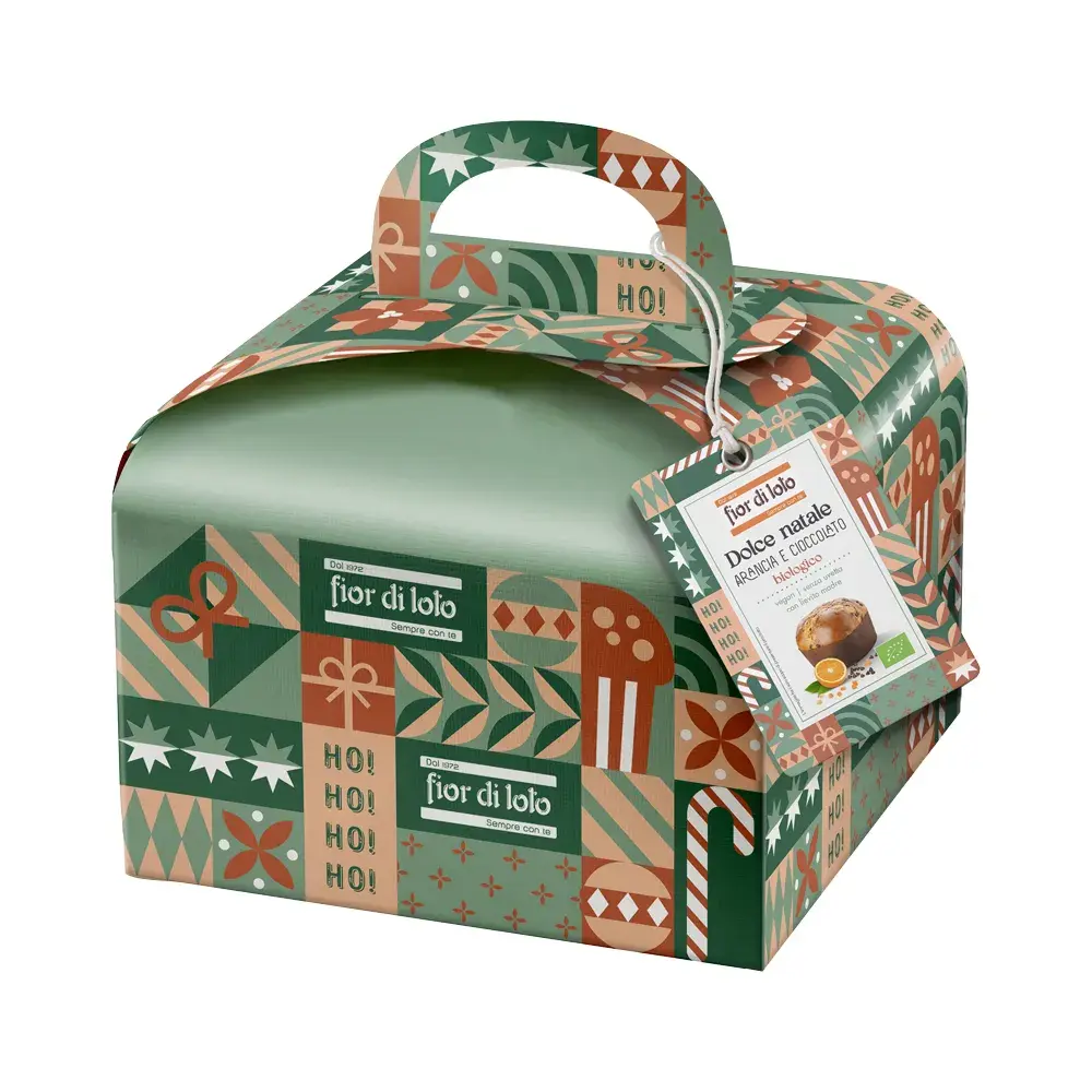 Dolce di Natale Vegan arancia e cioccolato fondente - Fior di Loto