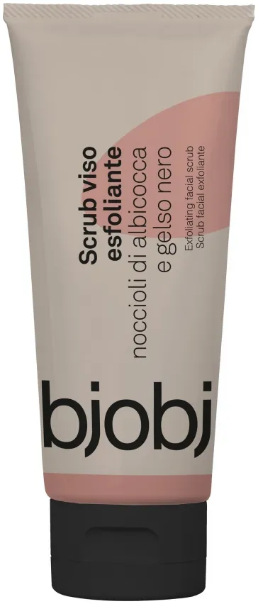 Scrub viso esfoliante noccioli di albicocca e gelso nero Bjobj