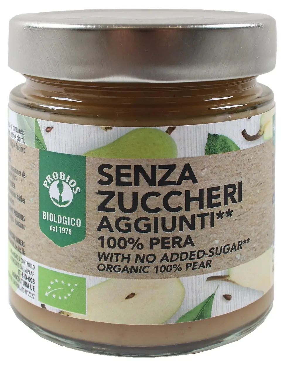 Composta 100% Pera senza zuccheri aggiunti