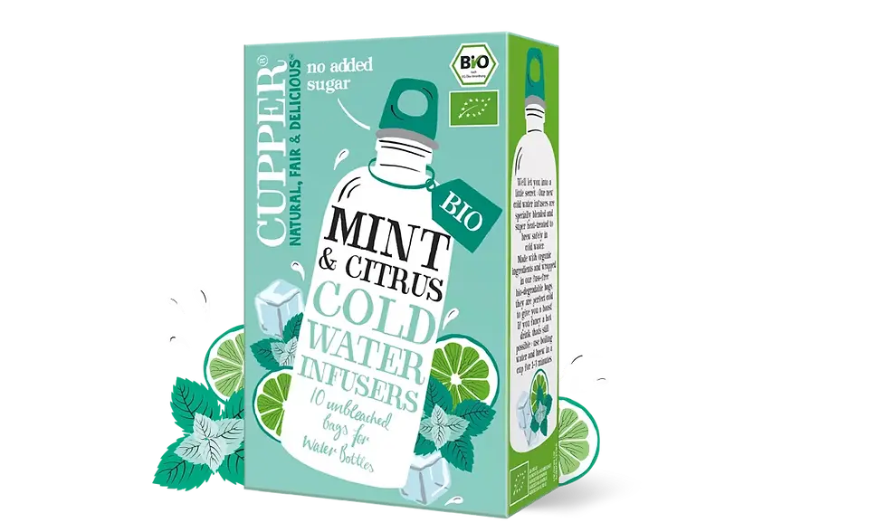 Tisana a freddo con menta e limone Cupper