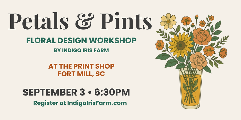 Petals & Pints Workshop