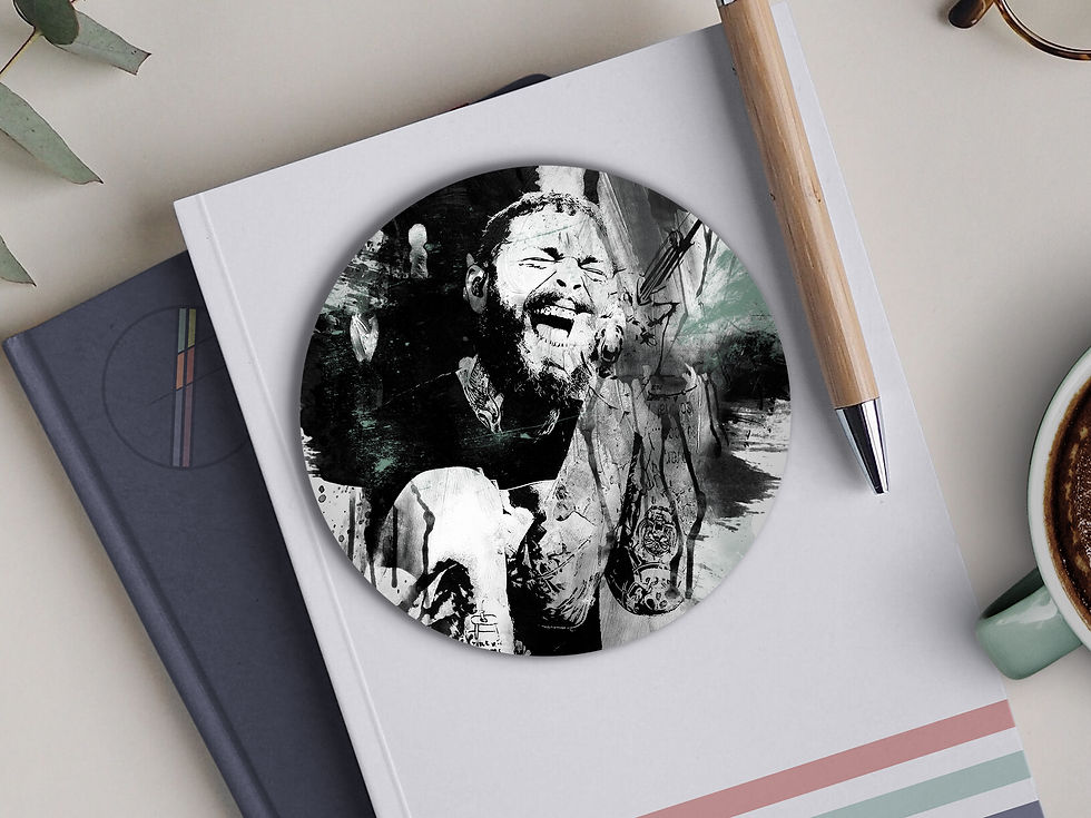 Post Malone coaster