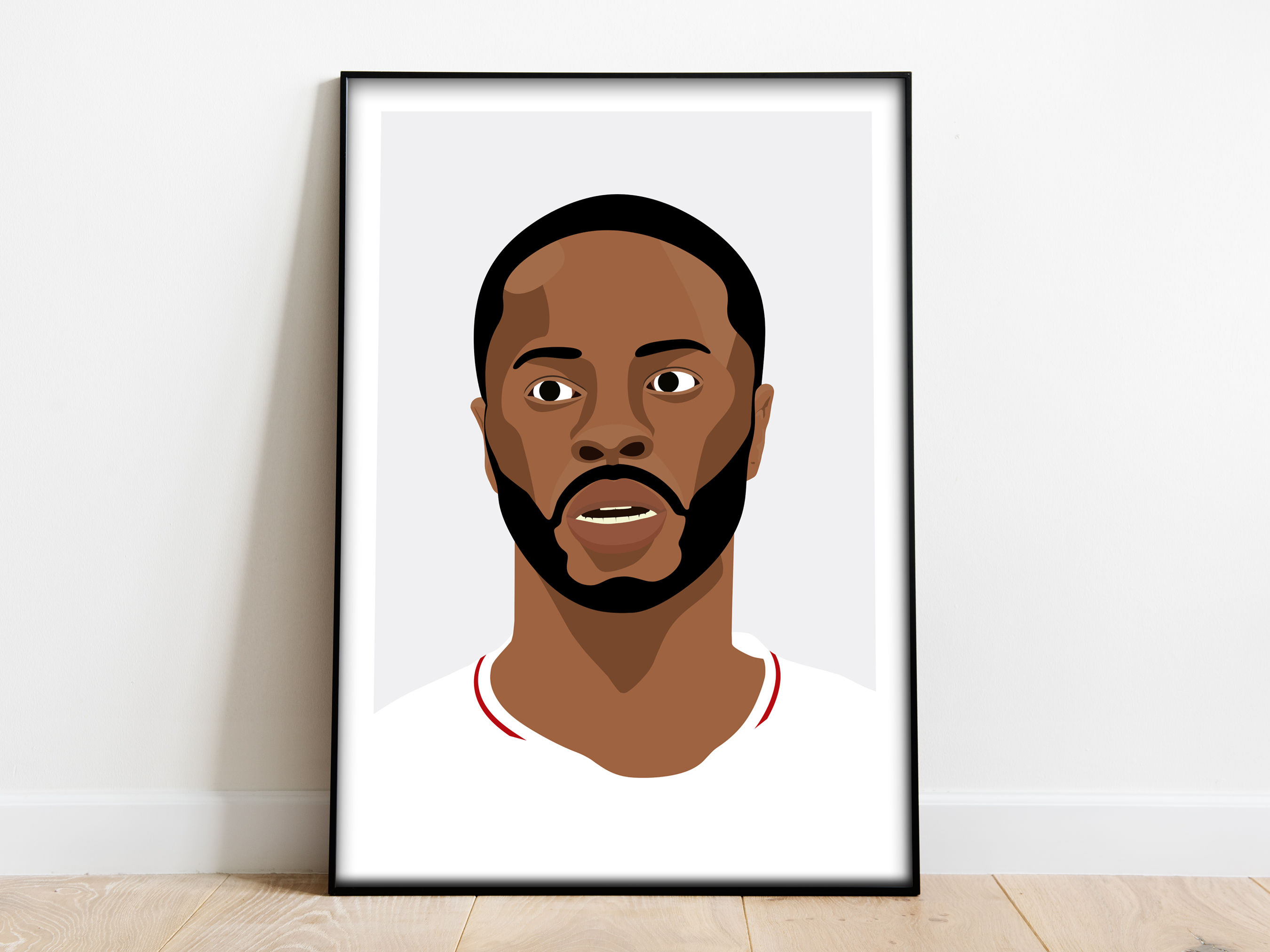 Raheem Sterling England print