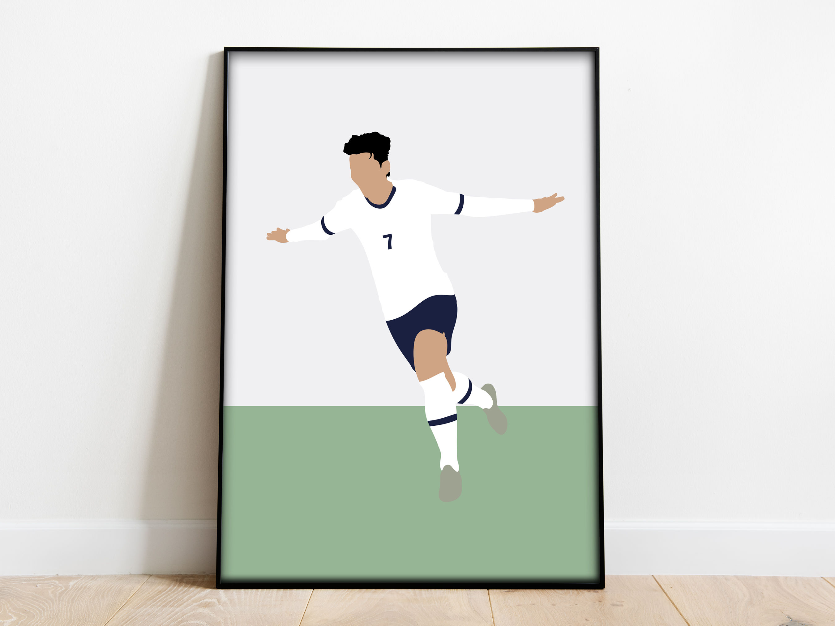 Son Heung-min Spurs art