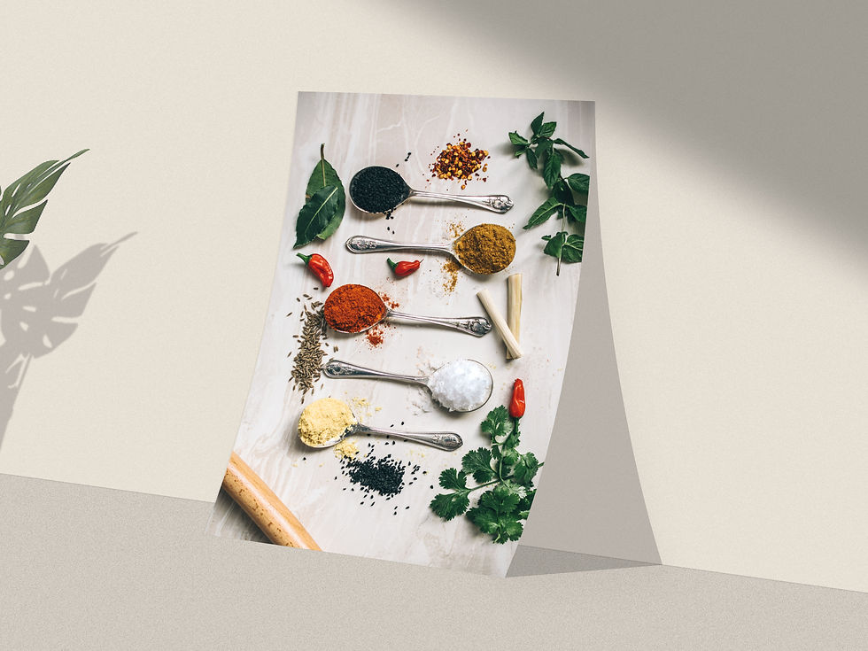 food print for a bar