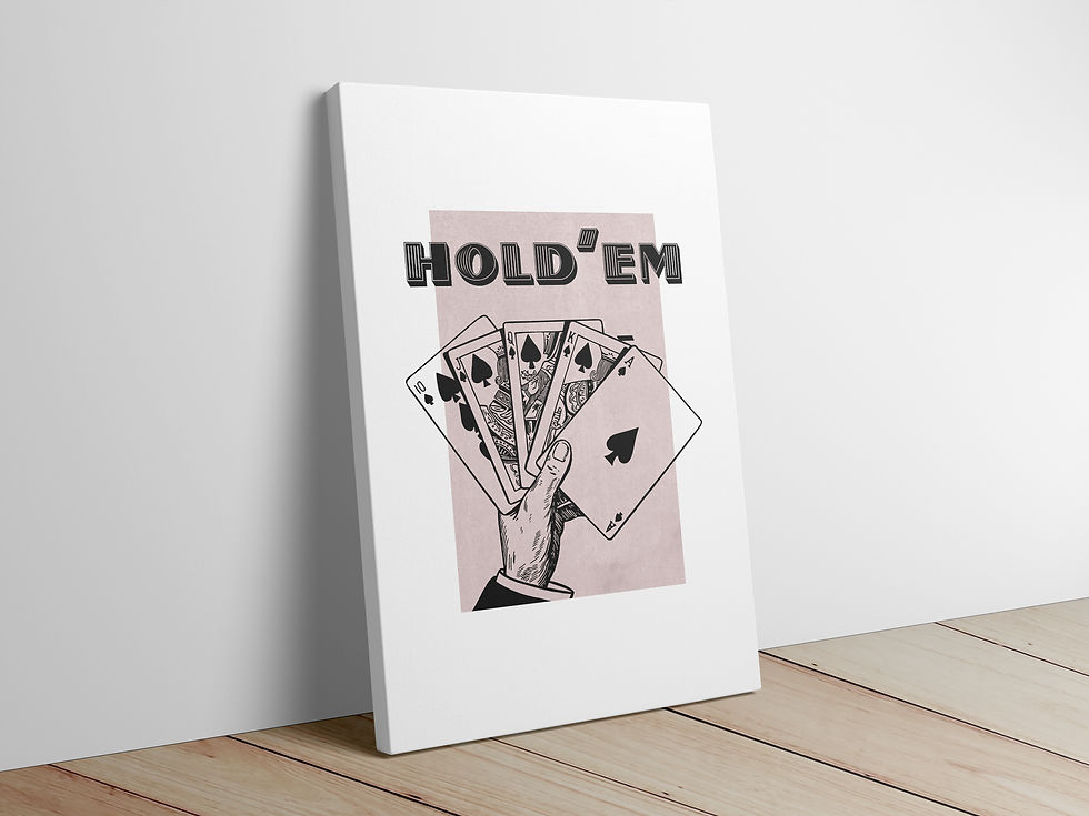 poker nights canvas picture for the wall