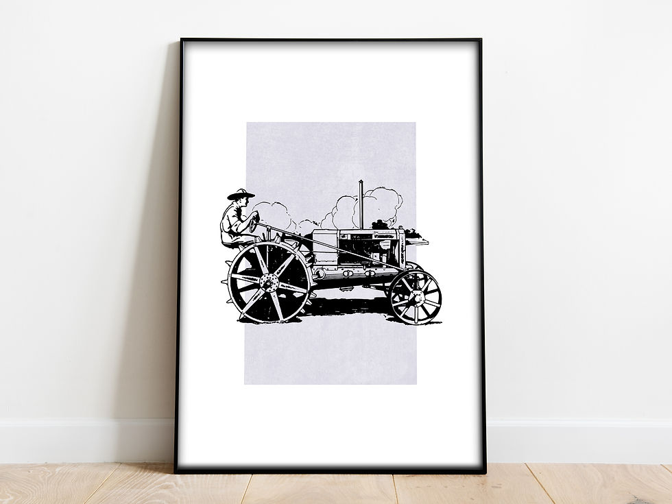 tractor prints