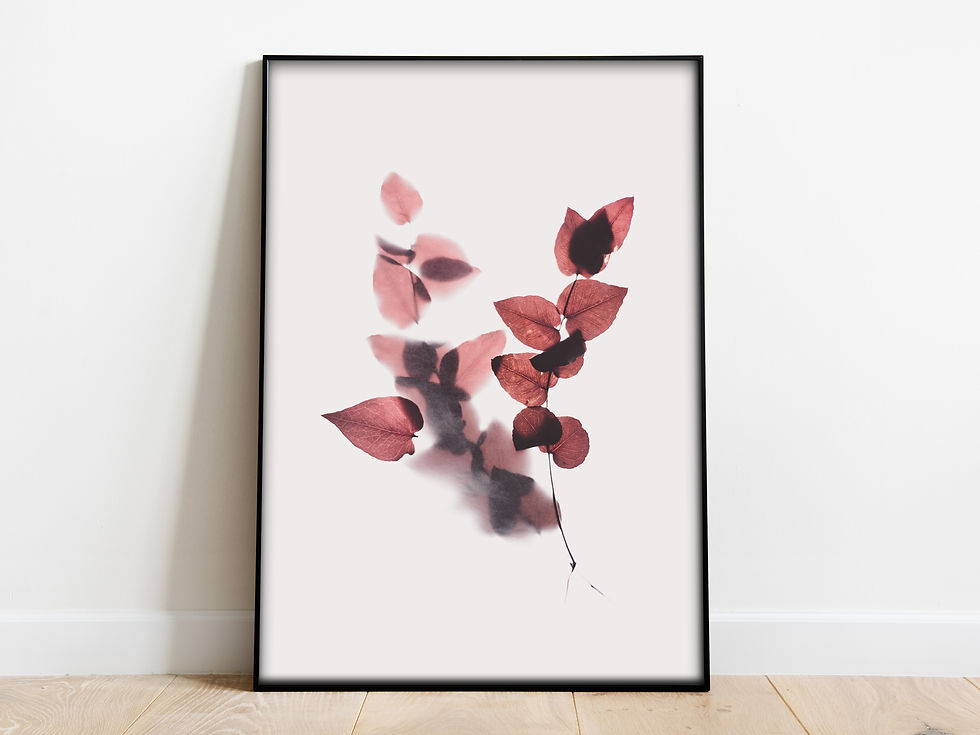 red petals artwork