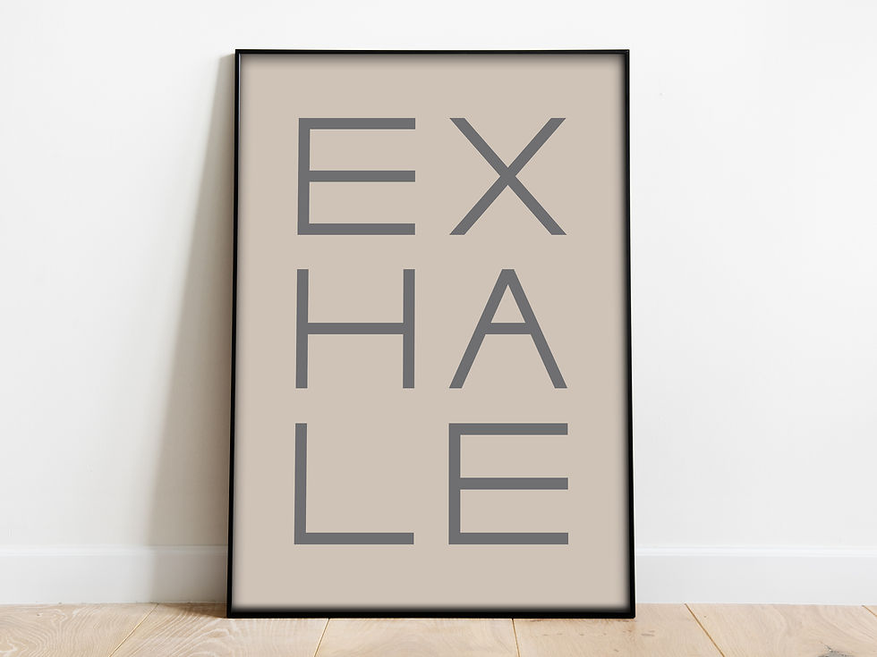 exhale print