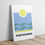 Thumbnail: minimalist seaside canvas picture