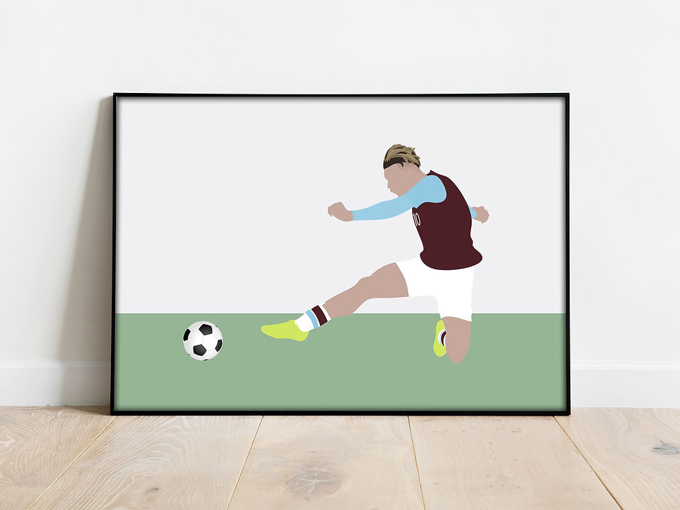 Jack Grealish Aston Villa art