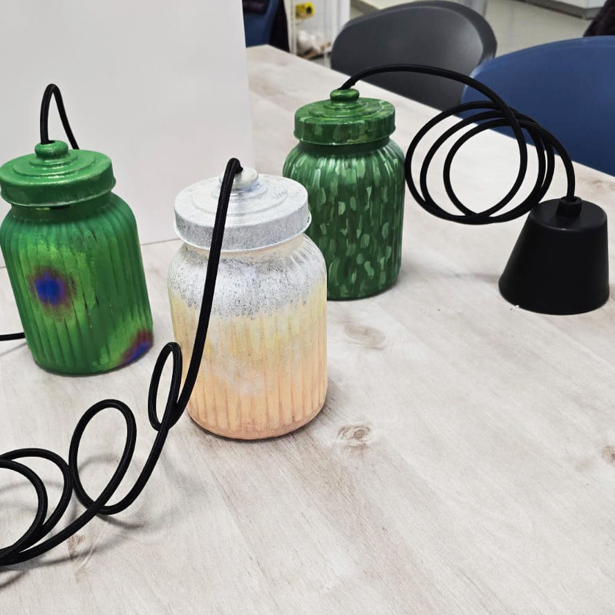 תמונה ממוזערת: DIY Glass Lampshade Kit - Hanukkah gift - Christmas gift