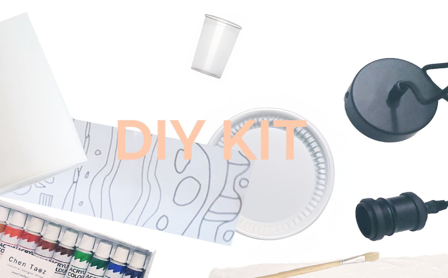 DIY Lampshade Kit - Hanukkah gift - Christmas gift